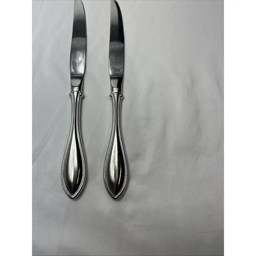 Stainless Steel dinner Knife Set Of 2, unbranded, Unknown handle material